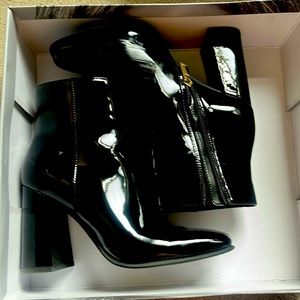 JLO by Jennifer Lopez “Josey”patent leather black ankle boots 6
